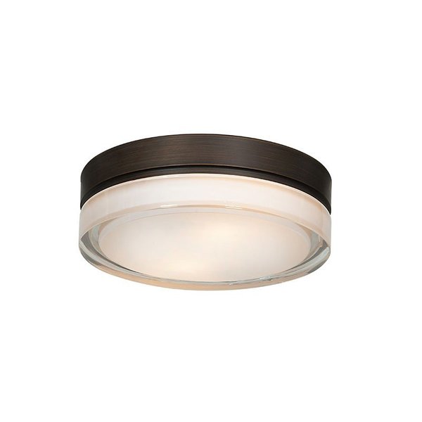 Access Lighting Solid, LED Flush Mount, Bronze Finish, Opal Glass 20775LEDD-BRZ/OPL